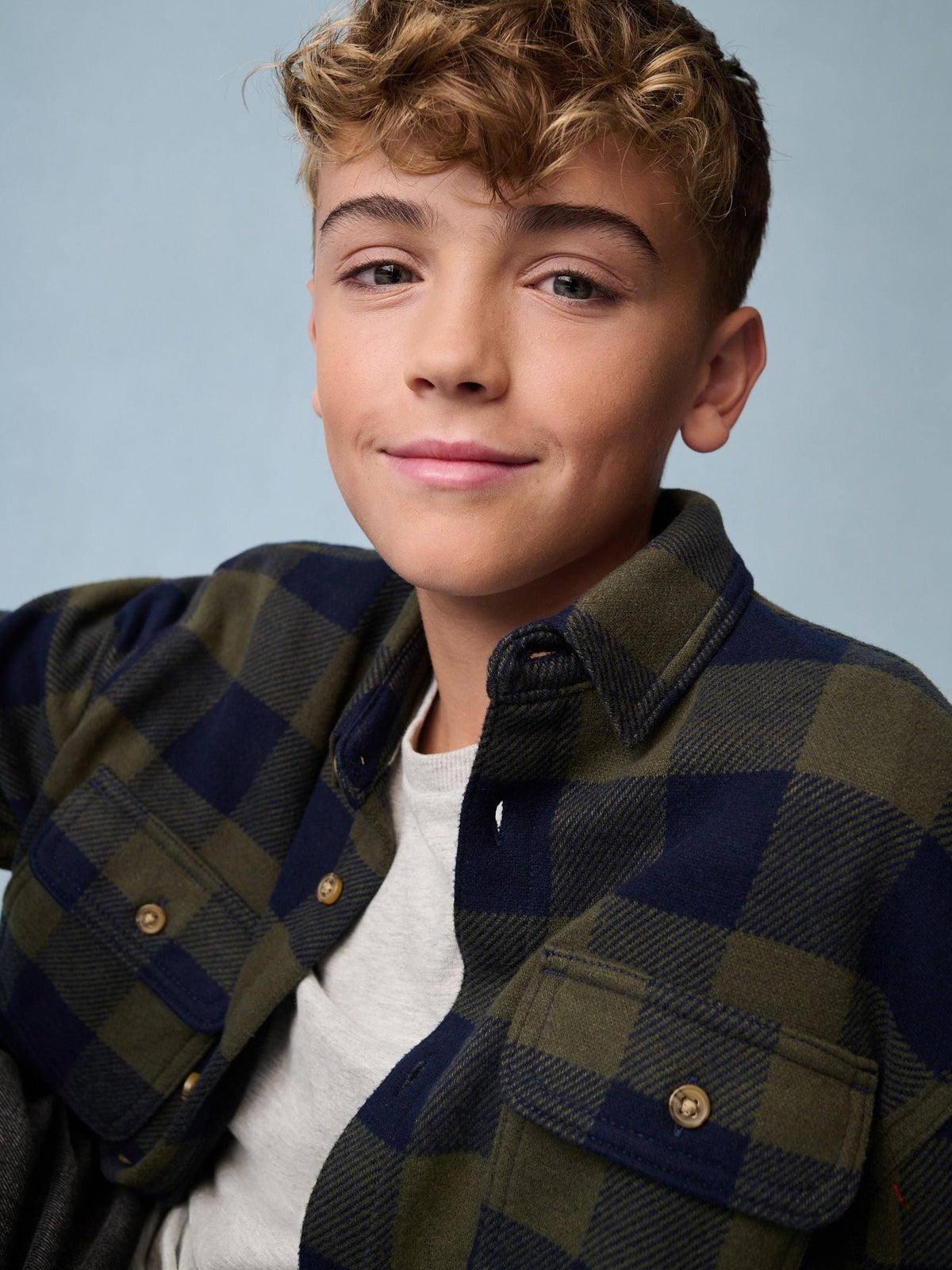 Green Long Sleeve Check Shirt (3-16yrs) - image 5
