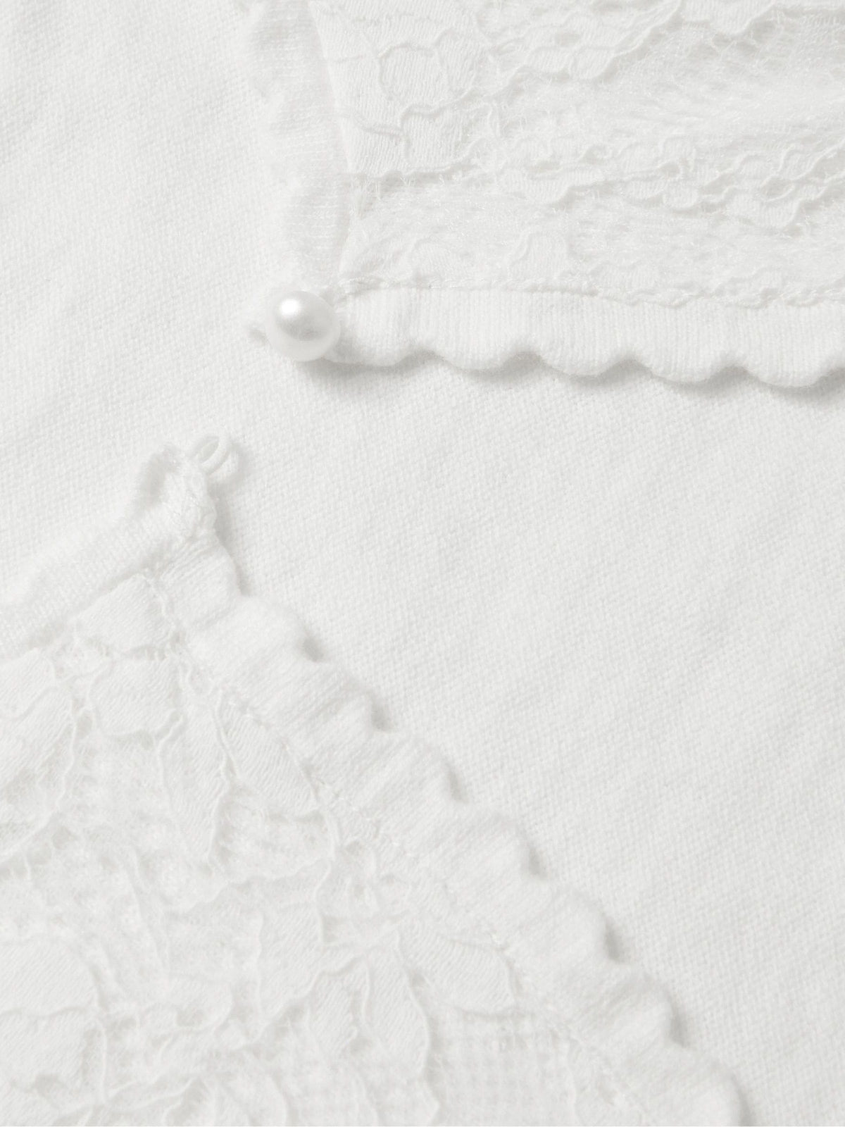 Dsiney Kidz - Monsoon White Emilia Lace Scallop Cardigan image 3