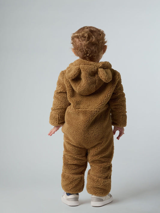 Dsiney Kidz - The North Face Brown Campshire Fleece Baby Bodysuit image 2