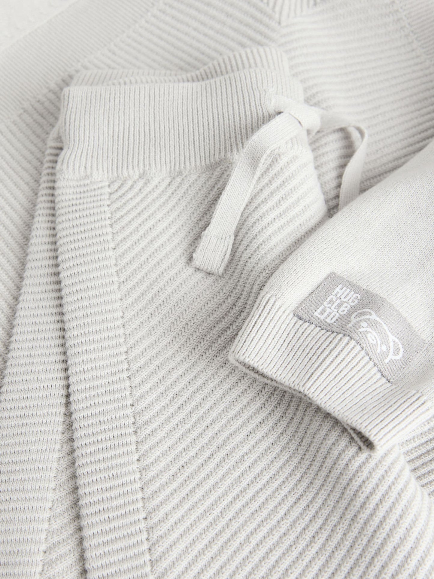 Light Grey Knitted Hoodie and Jogger Set (3mths-7yrs) image 5