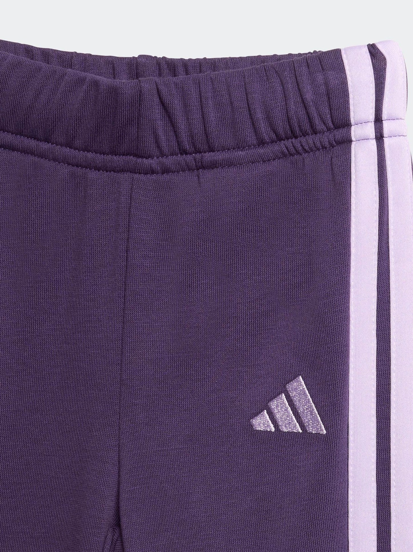 adidas Purple Essentials Infant Kids Sweatshirt and Joggers Set image 7