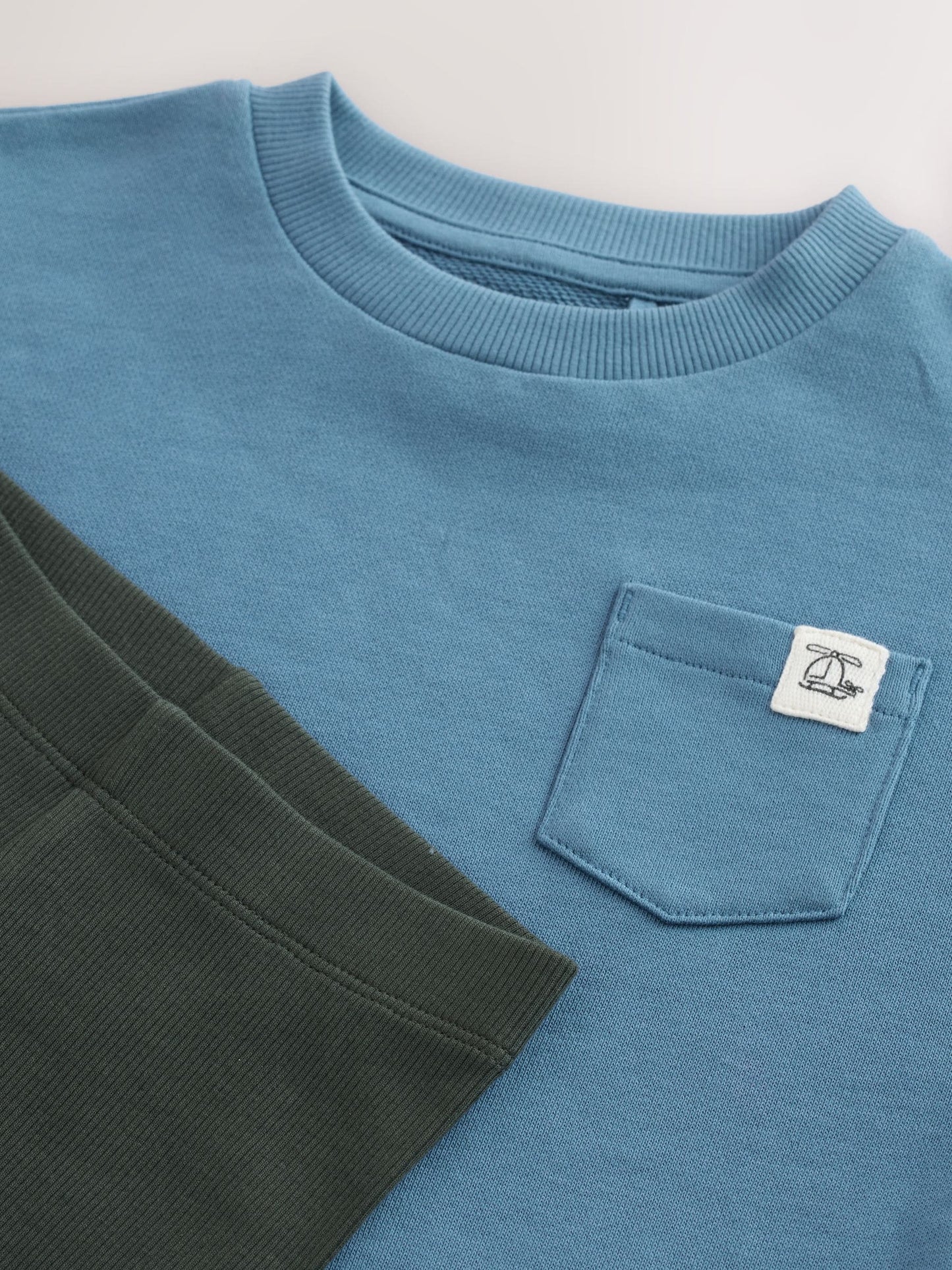 Blue Long Sleeve Top and Leggings Set (3mths-7yrs) image 8