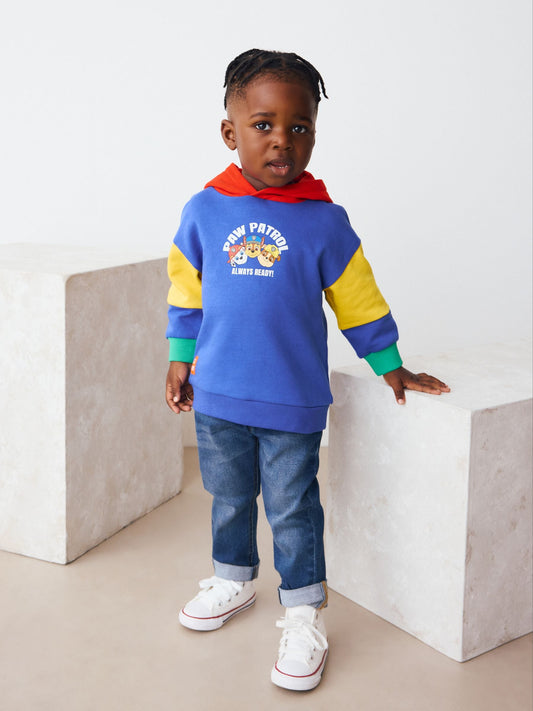 Multi Colourblock Paw Patrol Hoodie (9mths-8yrs)