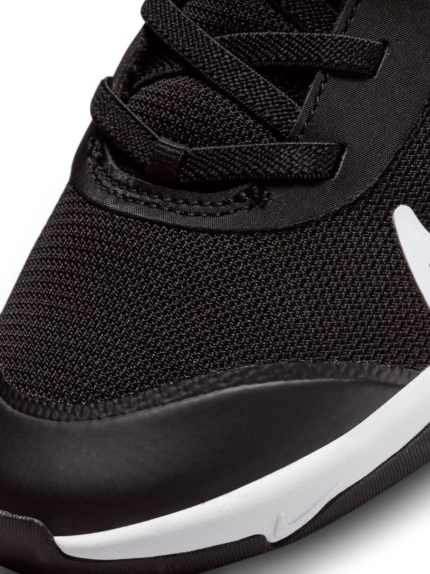 Nike Black/White Junior Omni Court Trainers image 11