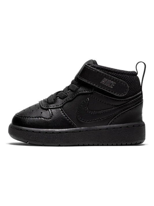 Nike Black Toddler Court Borough Mid Trainers image 2