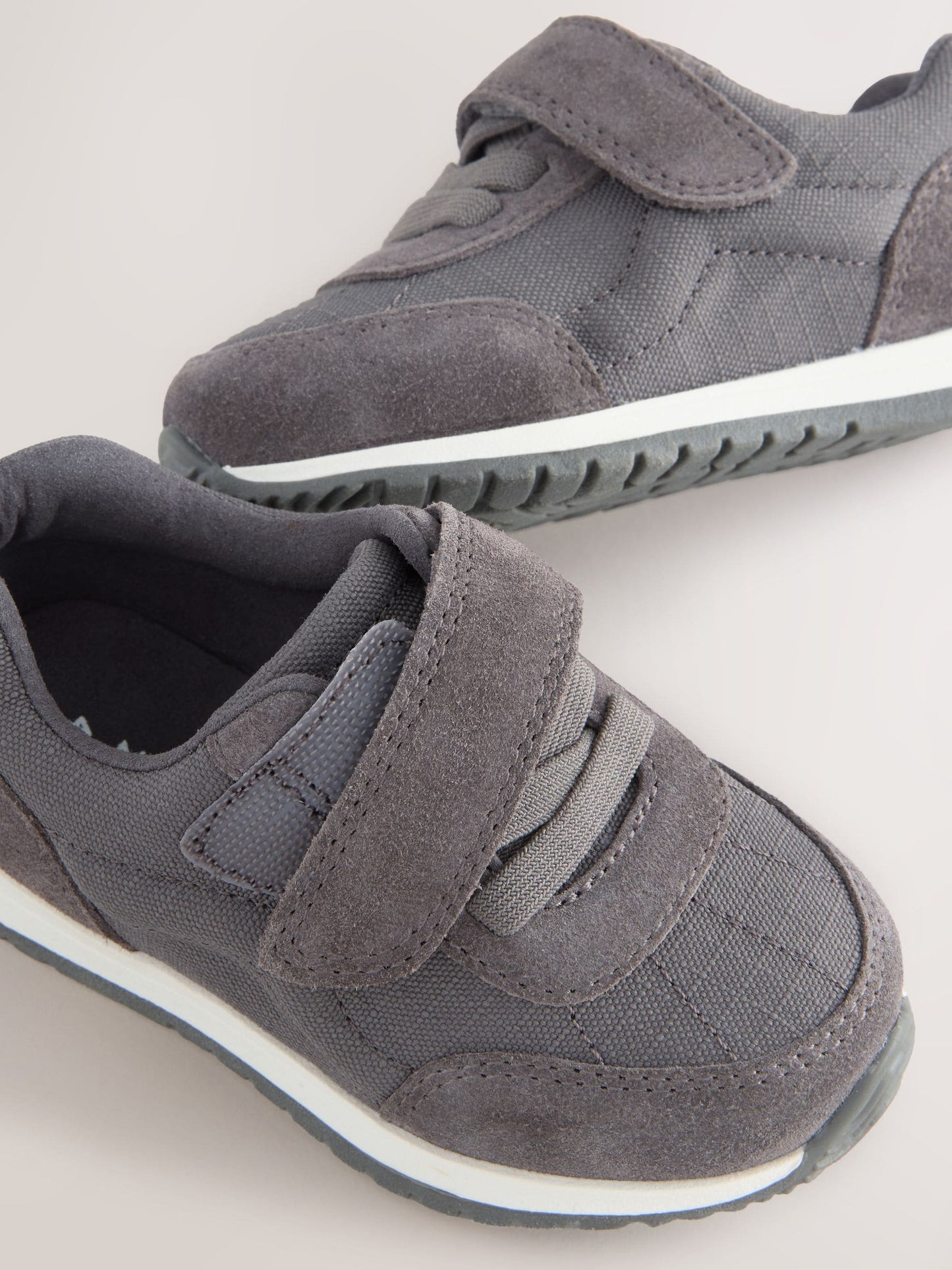 Grey Touch Fastening First Walker Trainers image 5