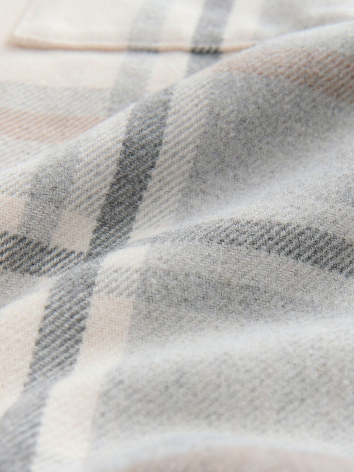 Neutral Check Borg Lined Lined Shacket (3-16yrs) - image 9