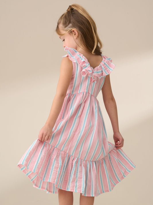 Dsiney Kidz - Angel & Rocket Pink Norrie Stripe Sundress image 2