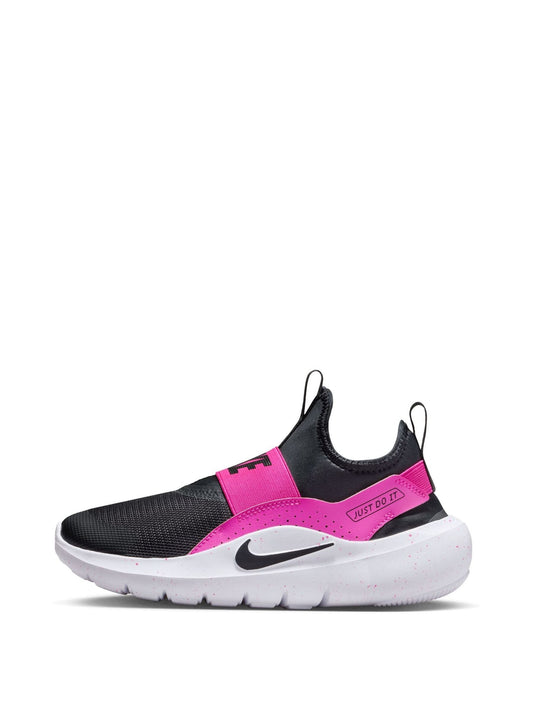 Nike Black/Fuschia Pink Youth Flex Runner 4 Trainers image 2