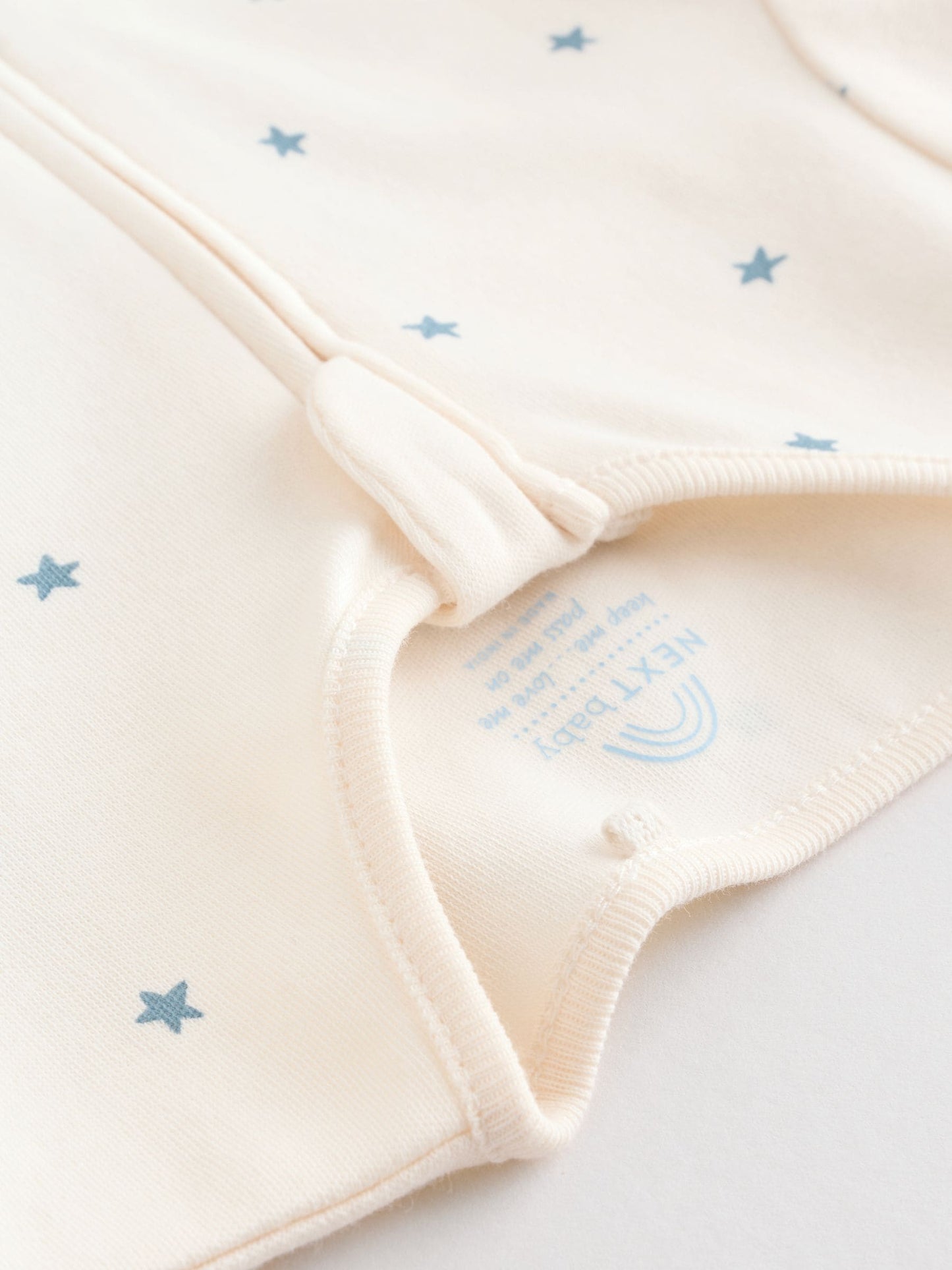 Blue Two Way Zip Baby Sleepsuits 3 Pack (0-2yrs) image 9