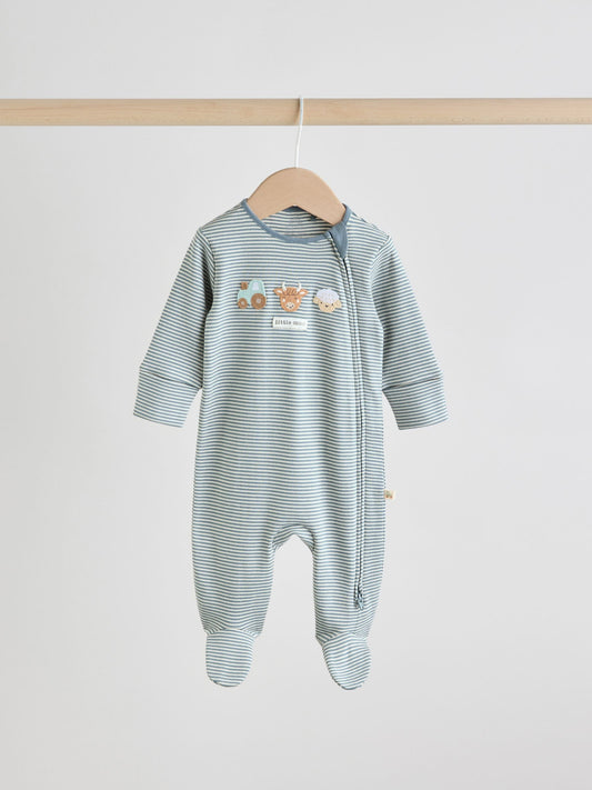 Minerals Baby Hamish Sleepsuits 4 Pack (0-2yrs) image 2