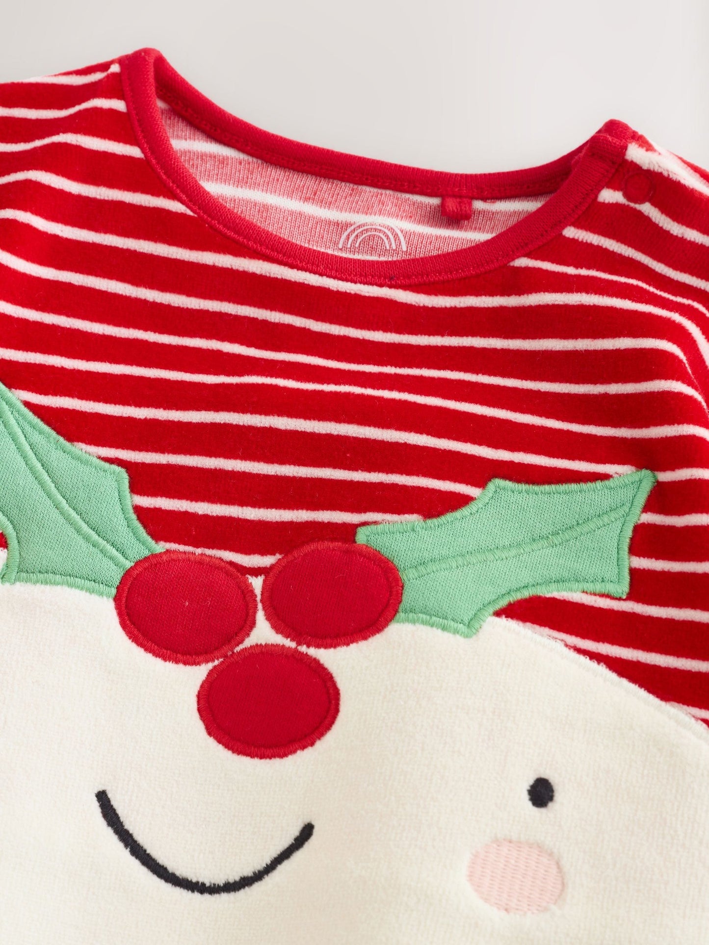 Brown Pudding Baby Christmas Dress Up Sleepsuit (0mths-2yrs)