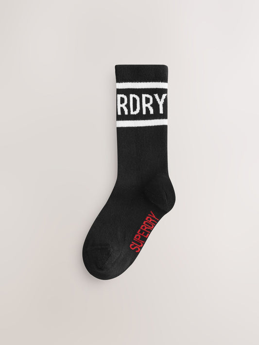 Superdry Black Socks 5 Pack image 2