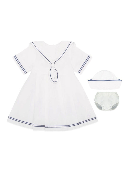Emile Et Rose White Sailor Style Dress image 2