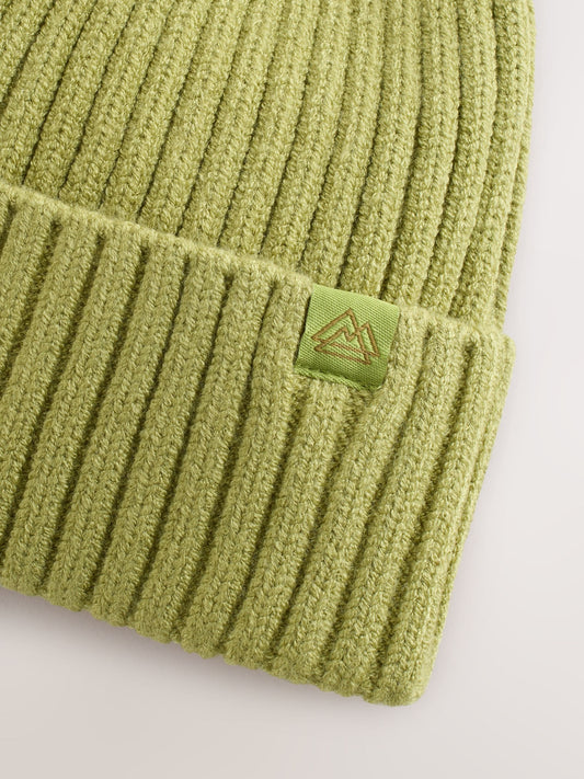 Citrine Yellow Knitted Beanie Hat (1-16yrs) image 3