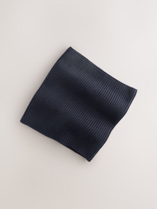 Navy Blue Knitted Snood (1-16yrs) image 3