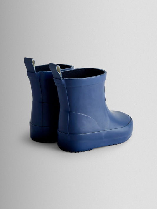 JoJo Maman Bébé Navy Blue Short Plain Wellie Boot image 2