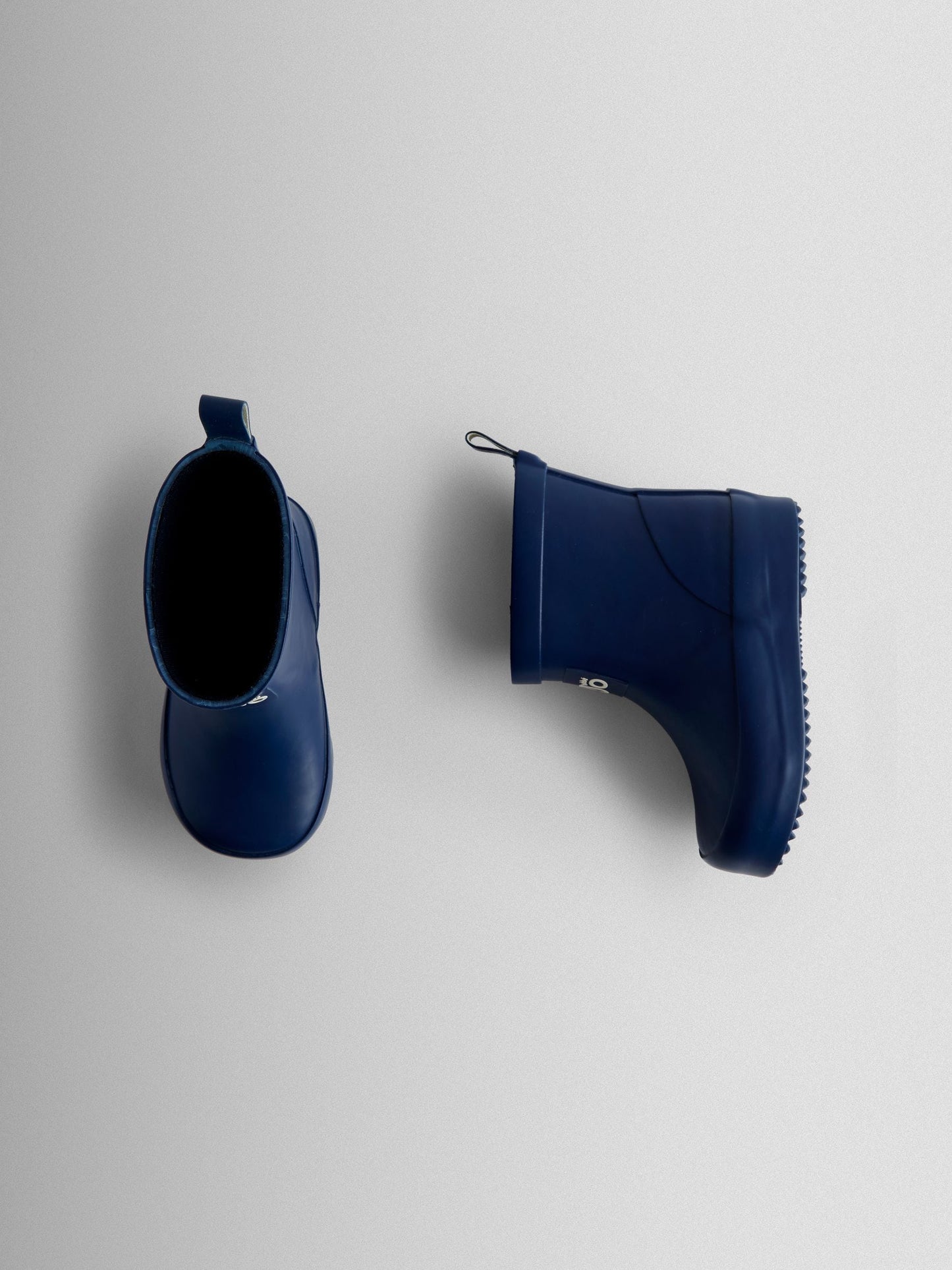 JoJo Maman Bébé Navy Blue Short Plain Wellie Boot image 4