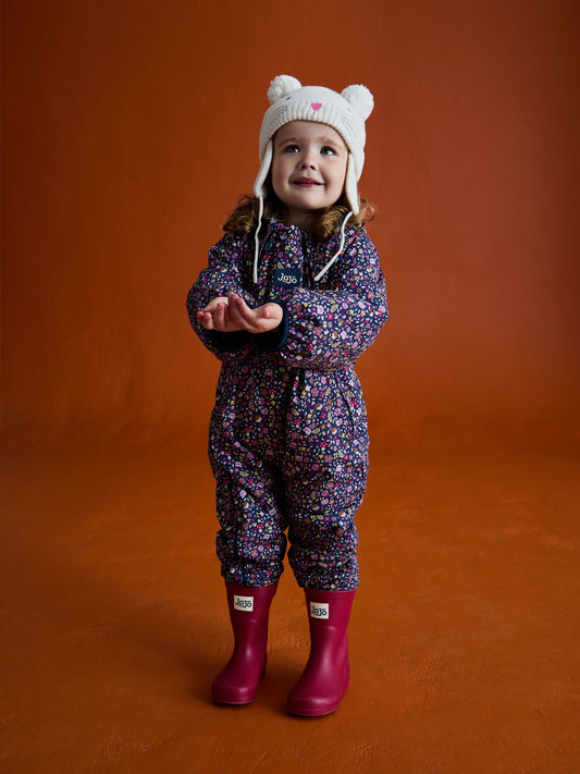 JoJo Maman Bébé Raspberry Plain Wellies image 2