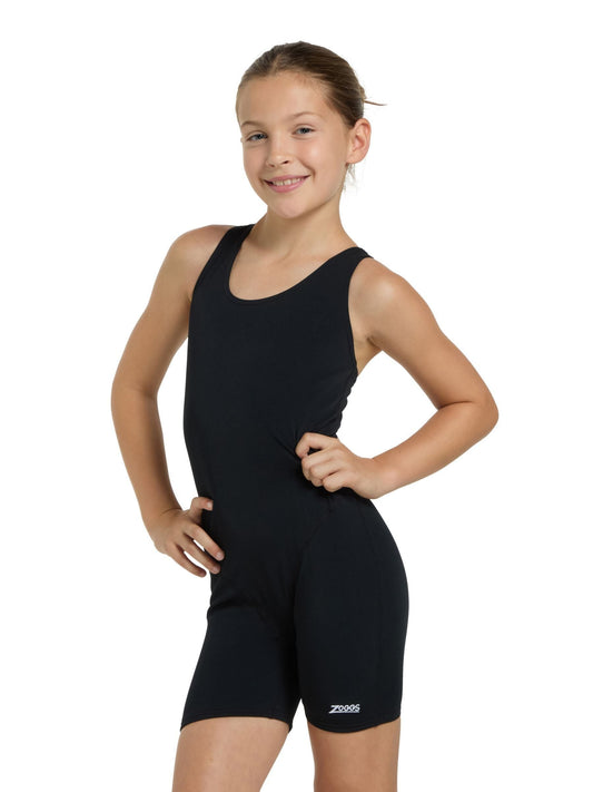 Dsiney Kidz - Zoggs Black Cottesloe Legsuit Swimsuit image 2