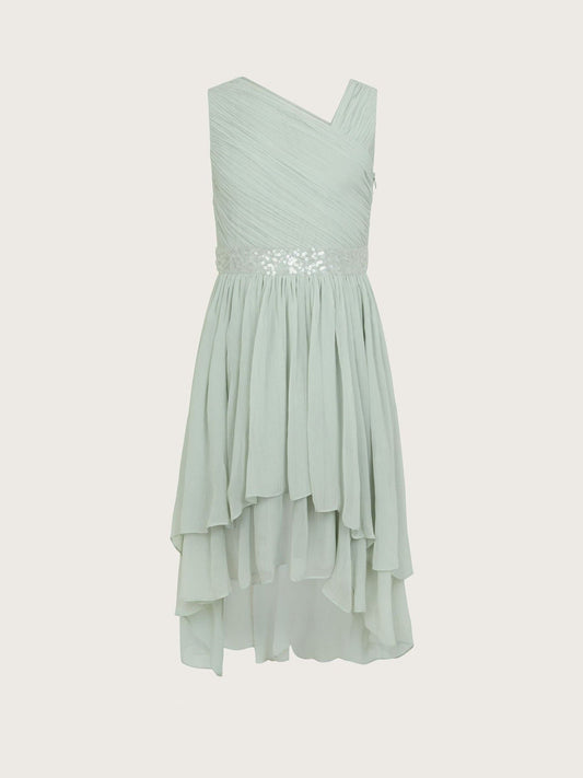 Dsiney Kidz - Monsoon Green Abigail One-Shoulder Prom Dress image 2