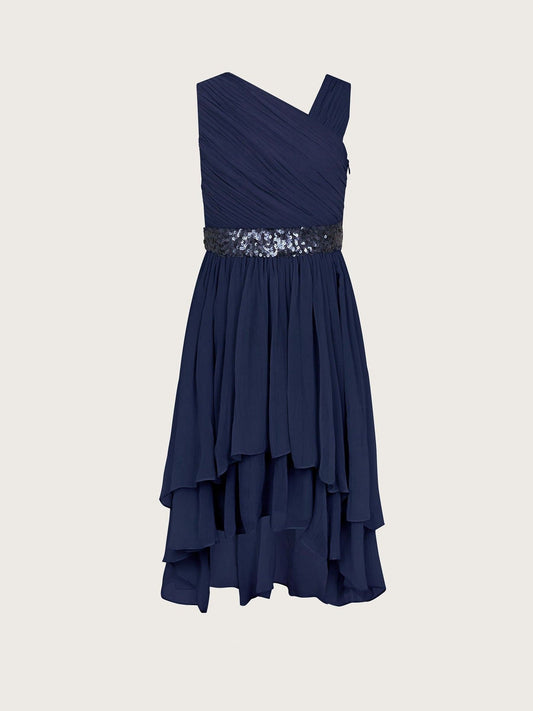 Dsiney Kidz - Monsoon Blue Abigail One-Shoulder Prom Dress image 2