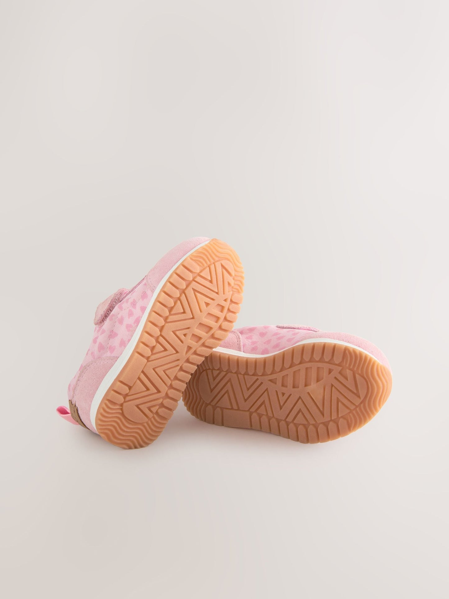 Pink/Red Standard Fit (F) First Walker Trainers image 5