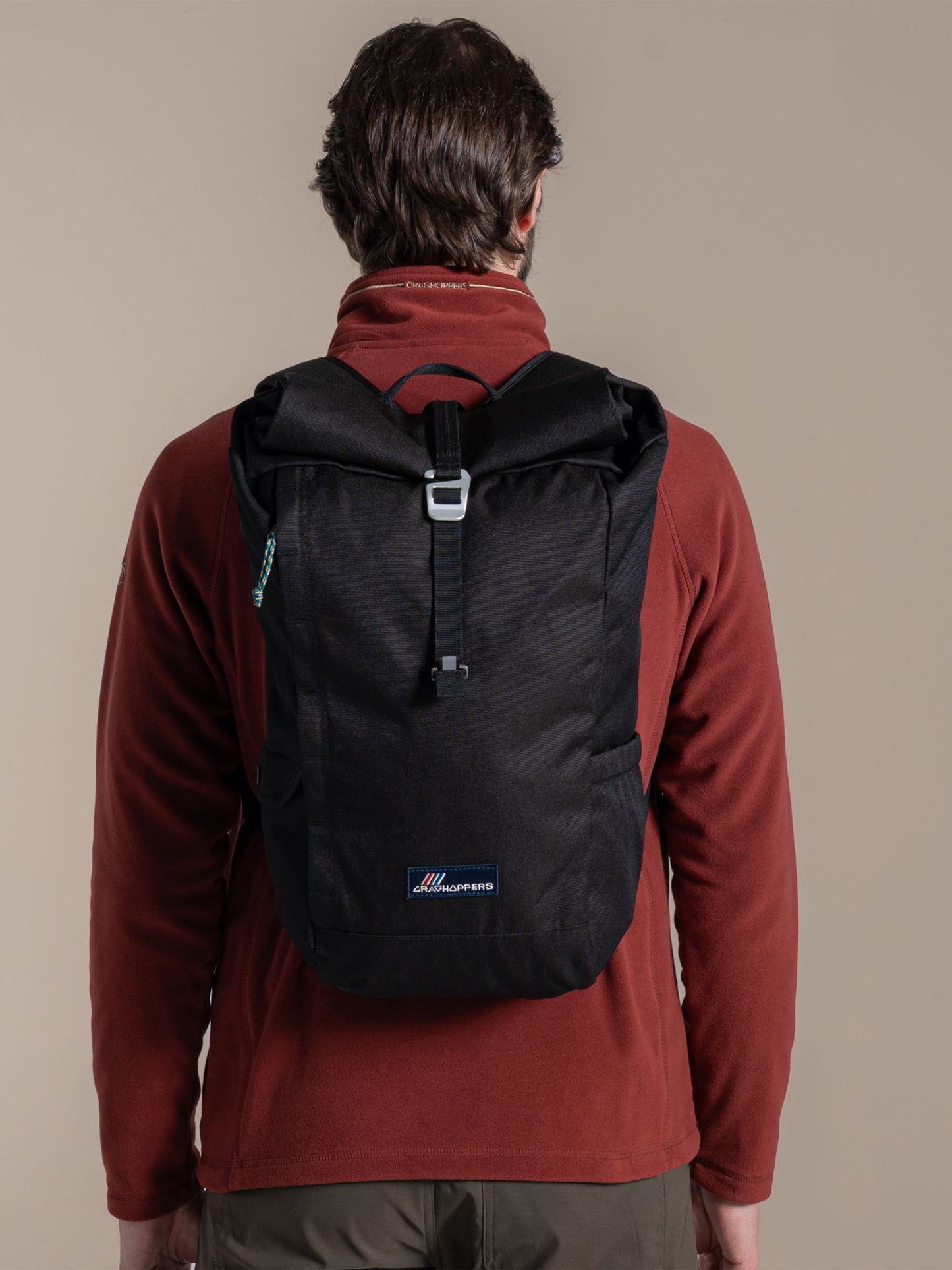 Craghoppers Black 20l Kiwi Rolltop Rucksack Ii image 1