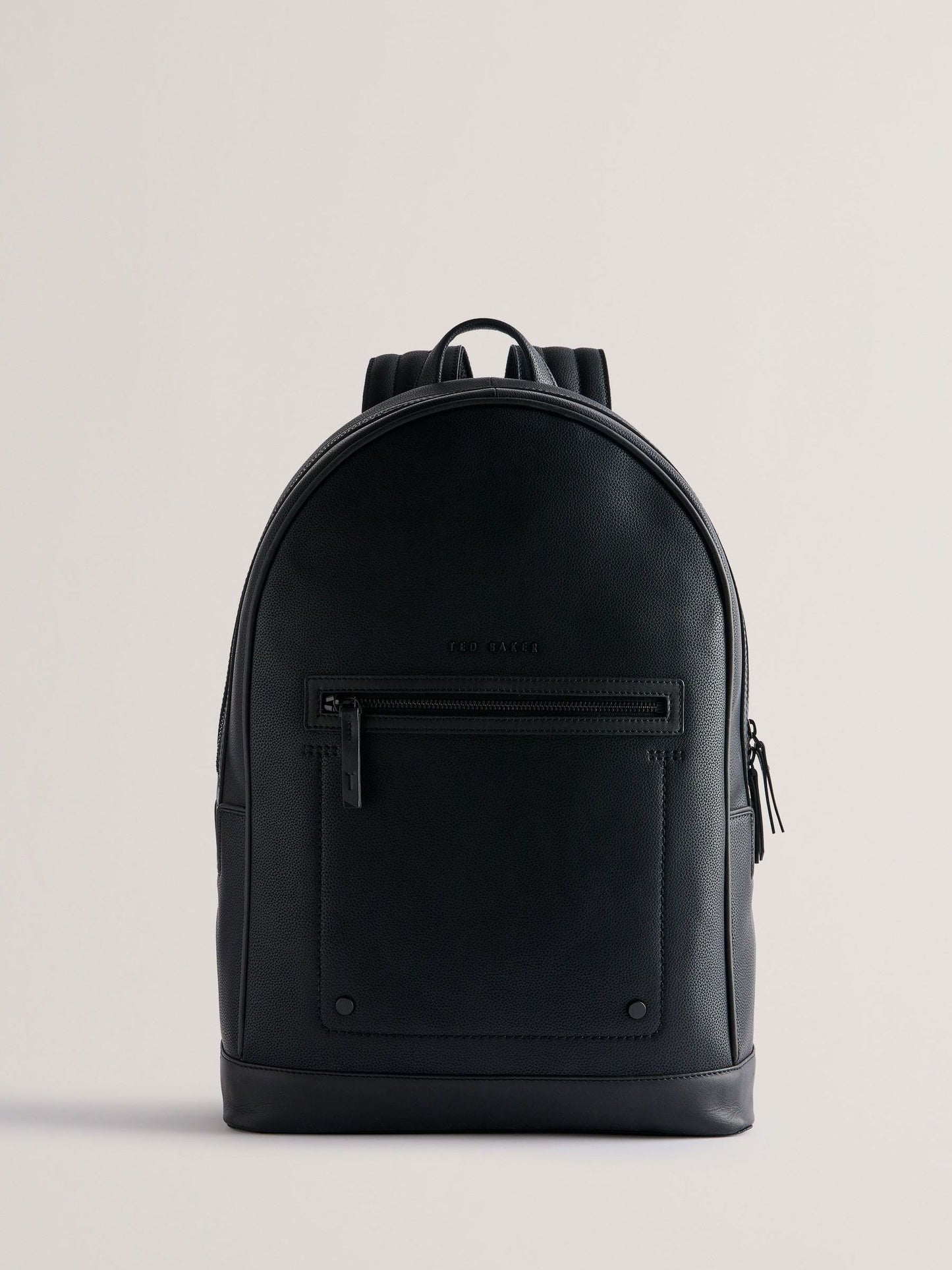 Ted Baker Black Lansen Leather Backpack image 1