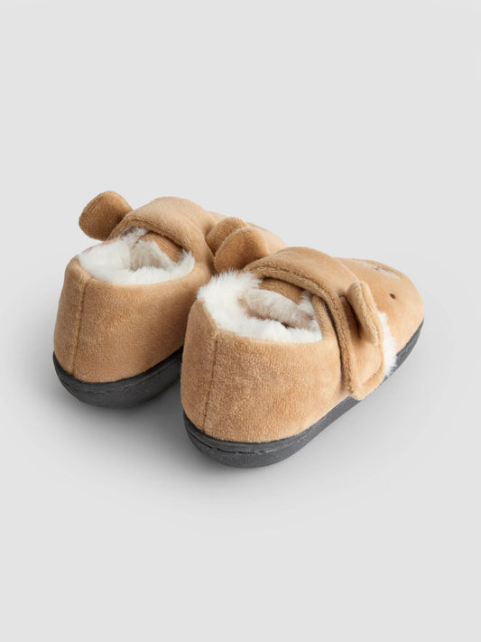 JoJo Maman Bébé Brown Bear Bear Slipper Shoe image 2