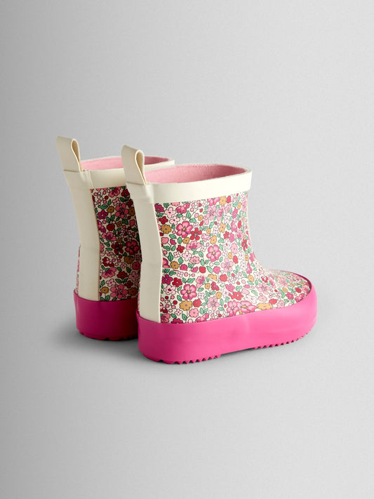 JoJo Maman Bébé Light Purple Print Short Wellies image 2