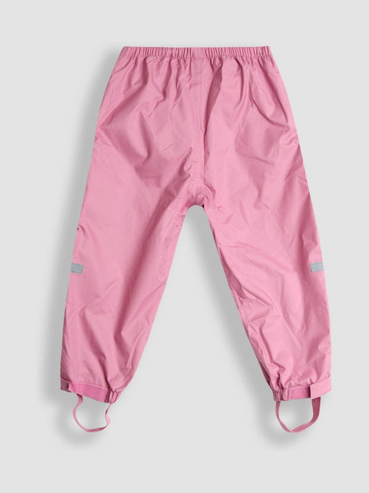 JoJo Maman Bébé Pink Pack-Away Waterproof Trousers image 2