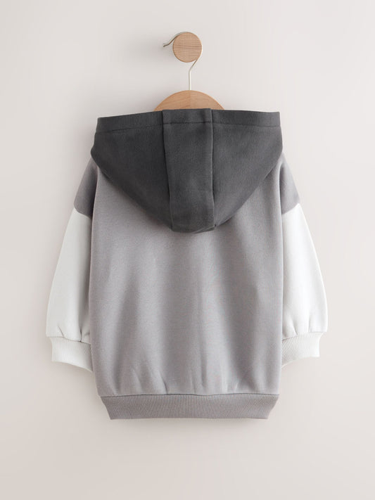 Grey Zip Through Hoodie (3mths-7yrs)