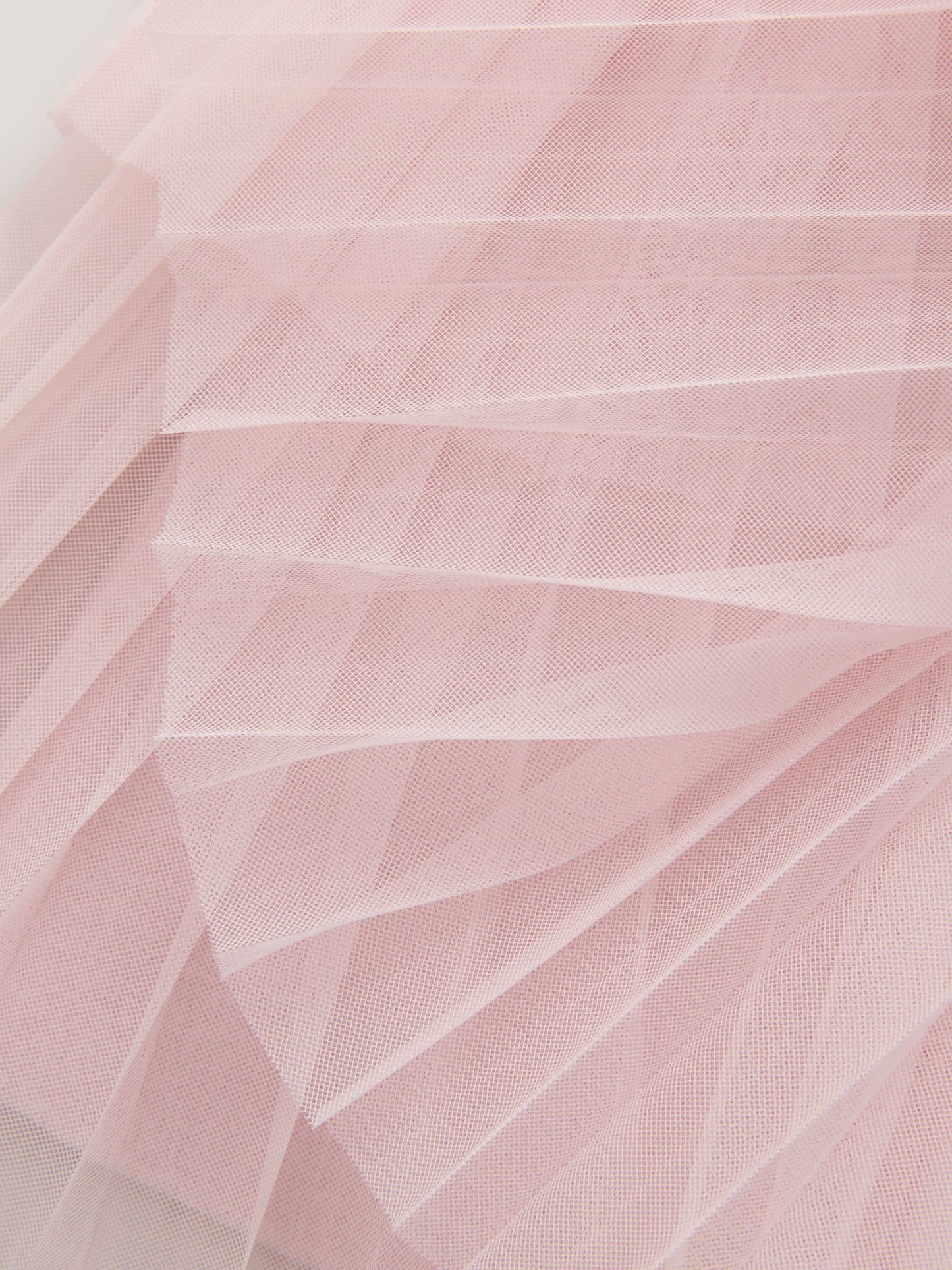 Baker by Ted Baker Pink Knitted Mesh Tulle Hem Dress image 11