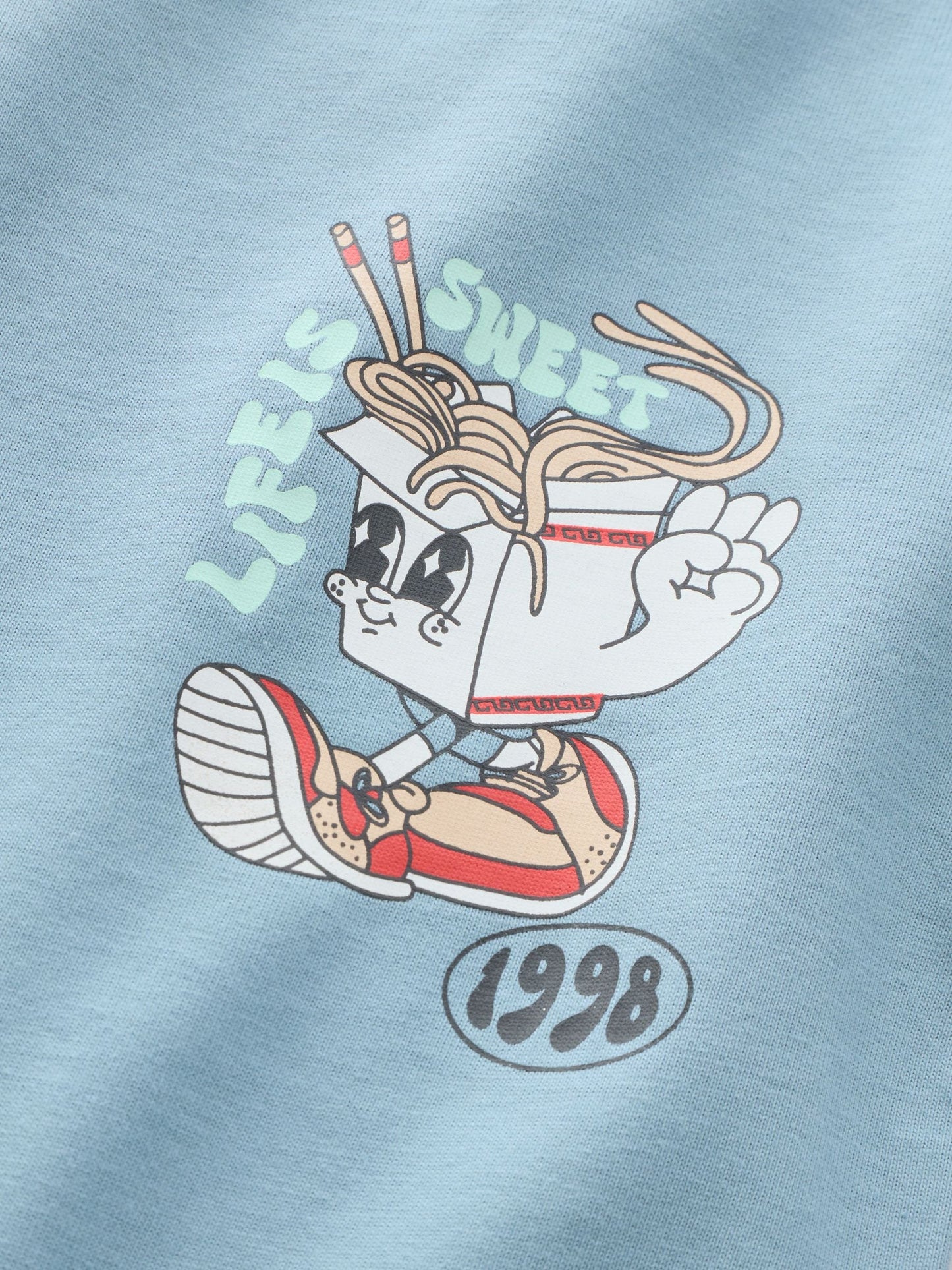 Blue Noodle Up Long Sleeve Back Print T-Shirt (3mths-7yrs) image 4