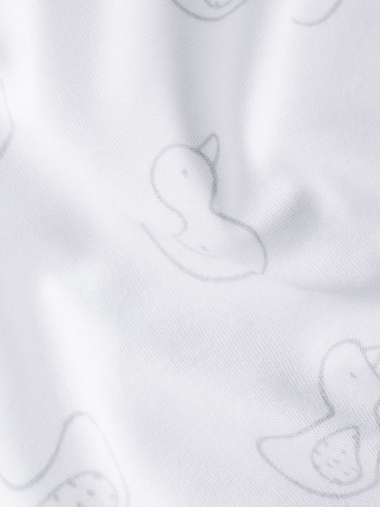 Grey Baby Short Sleeved Bodysuits 5 Pack image 3