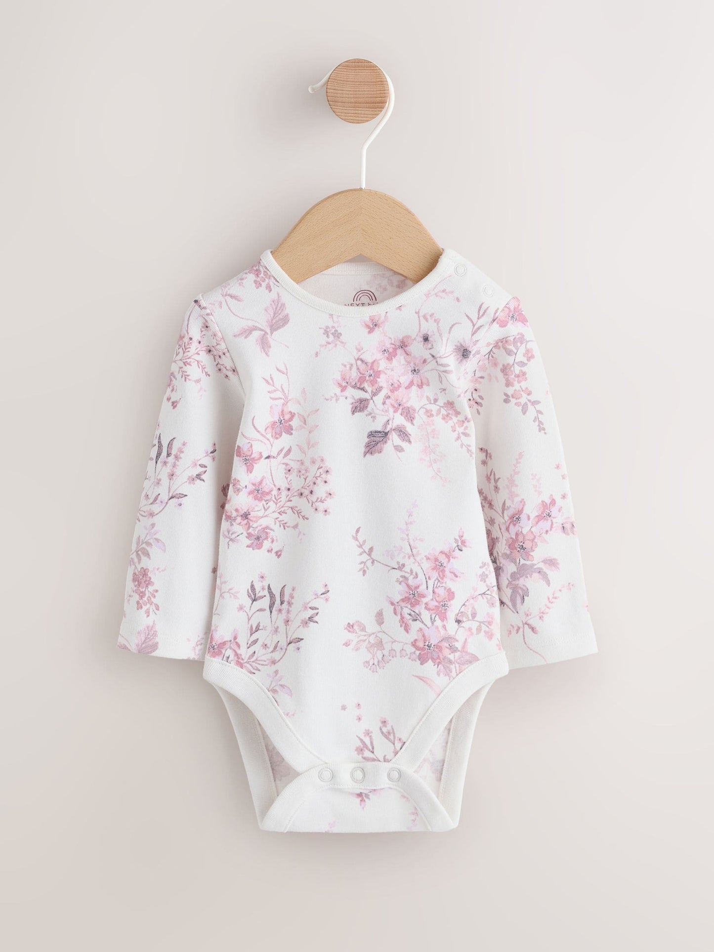 Purple/ White Cord Baby Romper and Long Sleeve Bodysuit and Tights 3 Piece Set (0mths-2yrs) image 8
