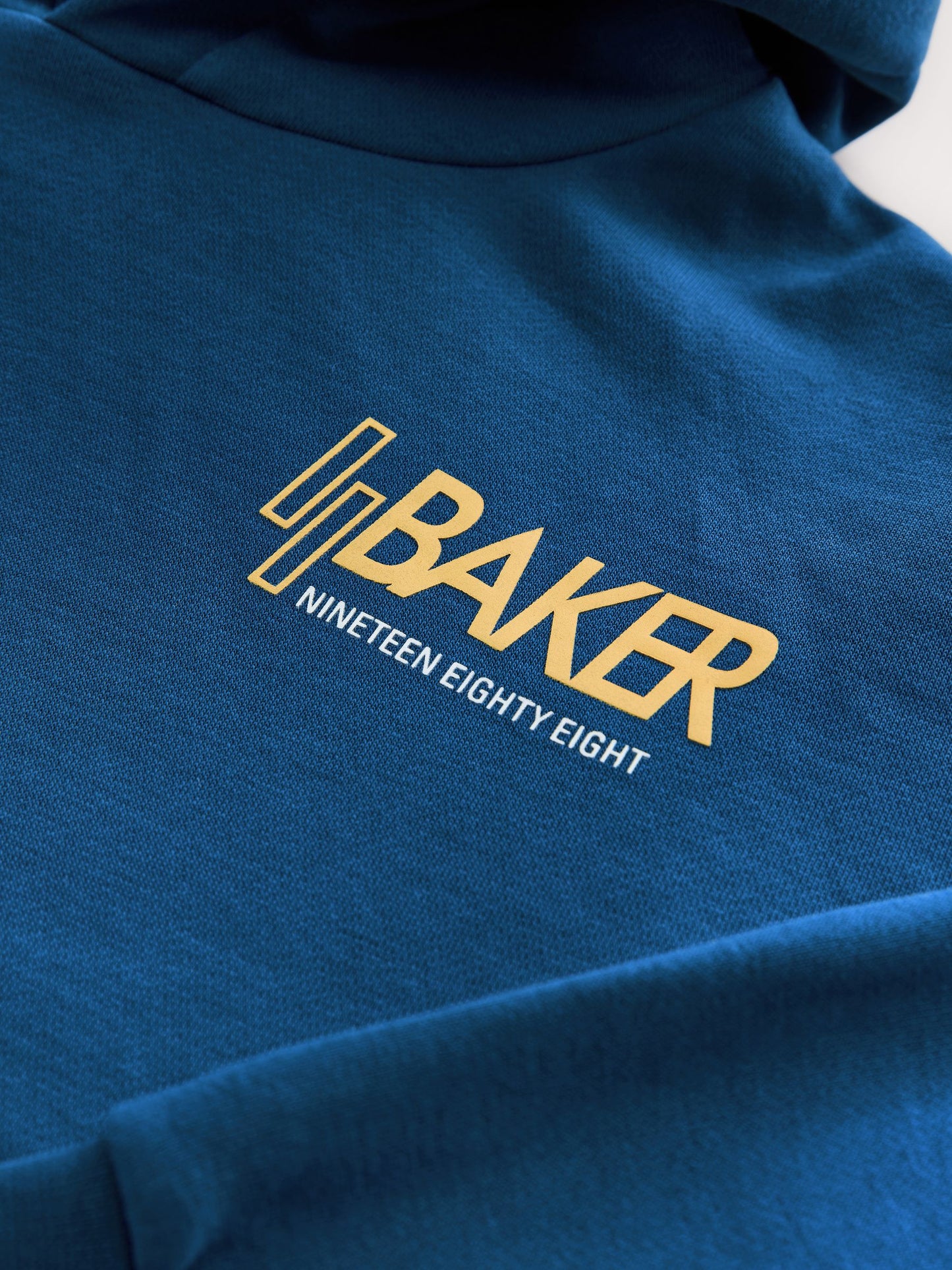 Baker by Ted Baker Oversized Blue Graphic Hoodie and Joggers Set image 11
