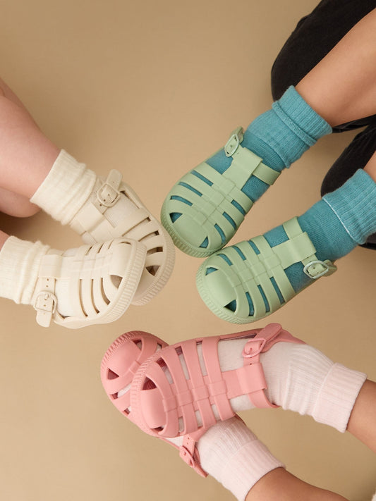 KIDLY By MORI Pink Soft Comfy Jelly Sandals image 2