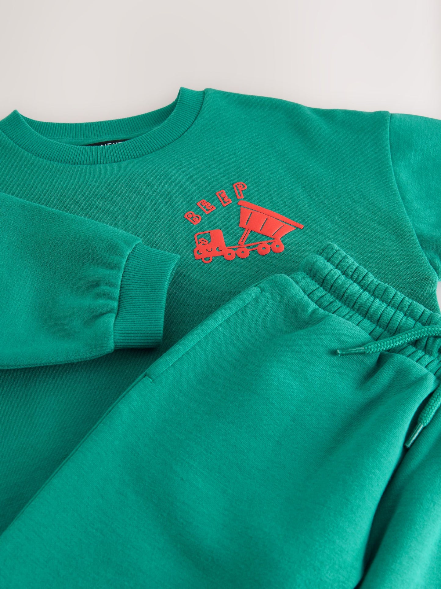 Dsiney Kidz - Green Single Printed Crew Neck Sweat Top & Jogger Sets (3mths-7yrs) image 8