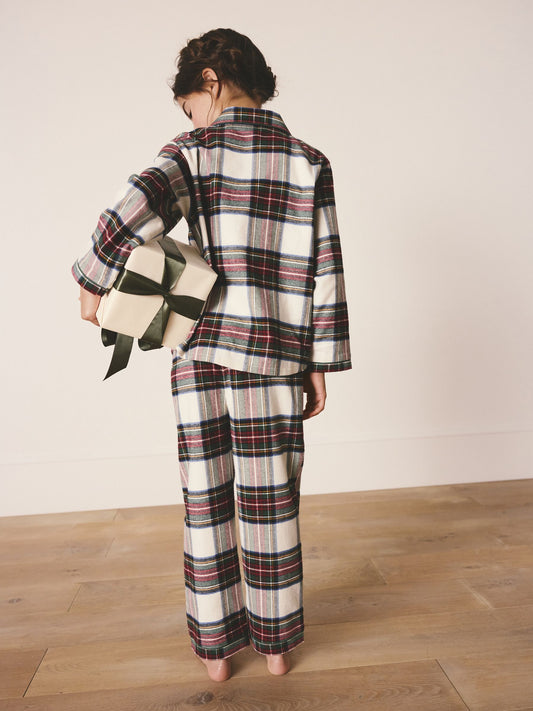 Red/White Check Matching Family Christmas Button Through Pyjamas (9mths-16yrs) image 3