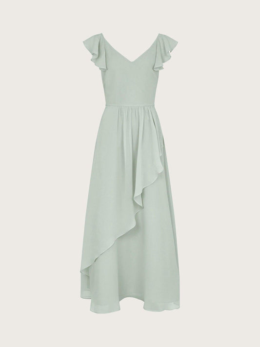 Dsiney Kidz - Monsoon Sage Green Monsoon Indi Tie-Back Prom Dress image 2