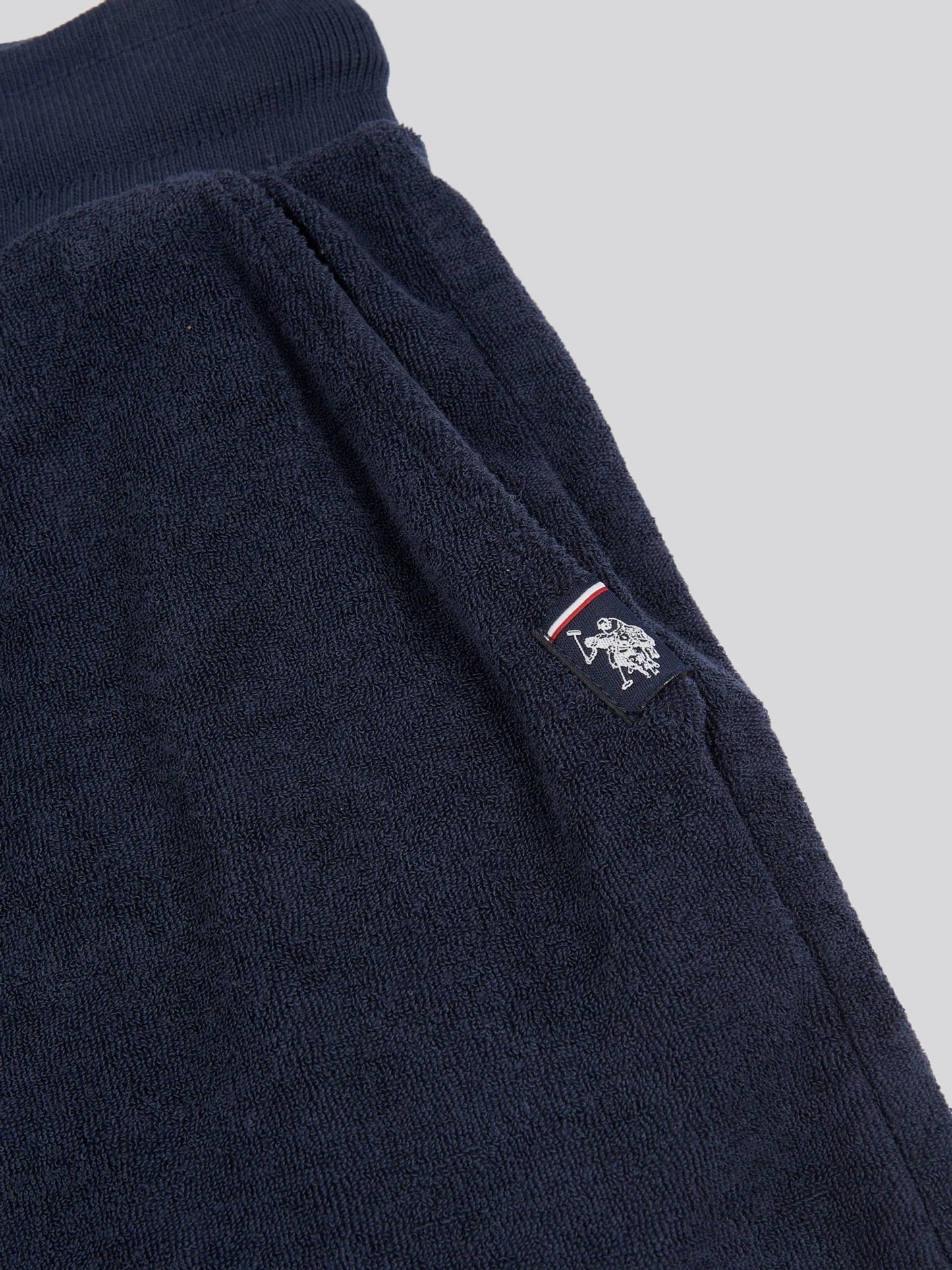 Dsiney Kidz - U.S. Polo Assn Blue Boys 100% Cotton Terry Shorts image 7