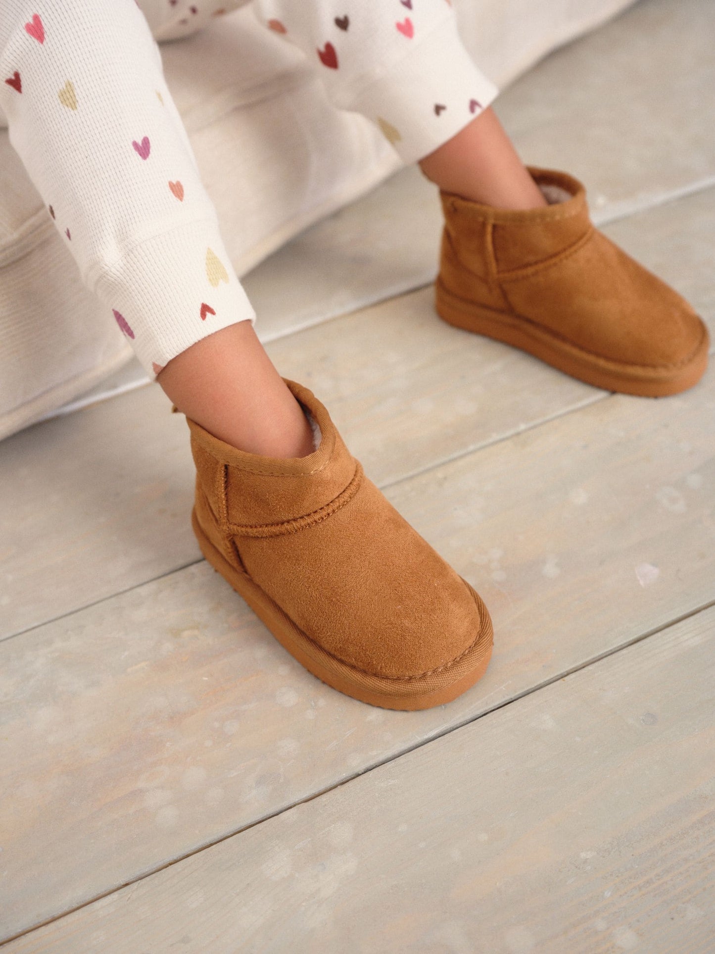 Tan Brown Slipper Pull On Ankle Boots image 7