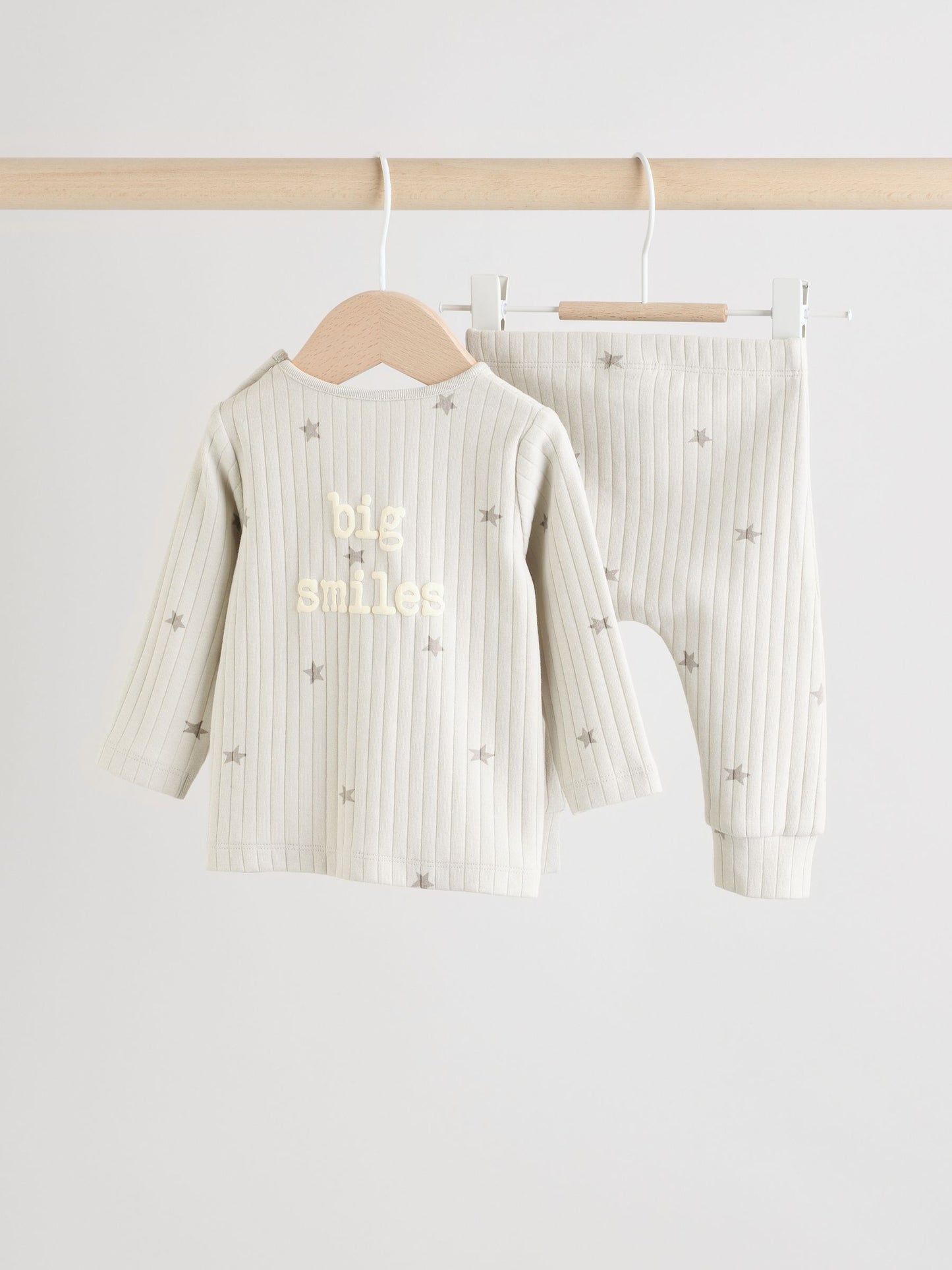 Grey Big Smiles Baby Top and Leggings Set (0mths-2yrs) (0mths-2yrs) image 8