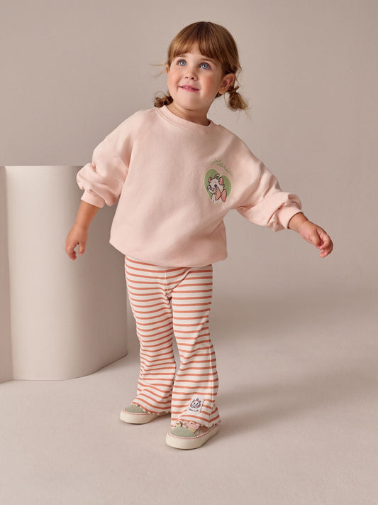 Dsiney Kidz - Pink Disney Aristocats Marie Long Sleeve Top and Leggings Set (3mths-7yrs) image 2