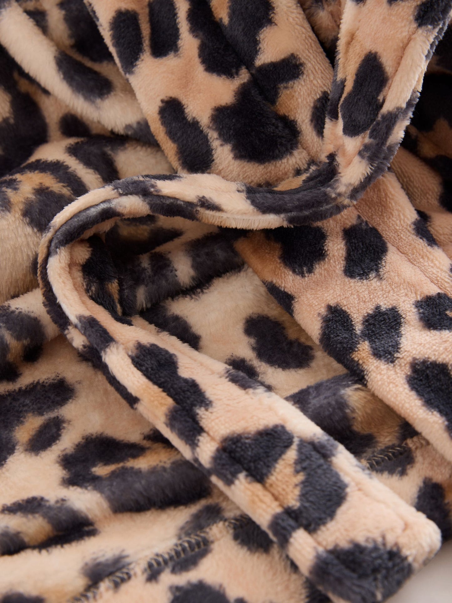 Animal Print Fleece Dressing Gown (9mths-16yrs)