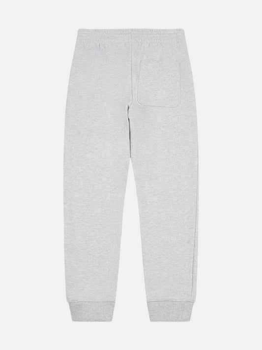 New Balance Grey Cotton French Terry Stacked Logo Joggers image 2