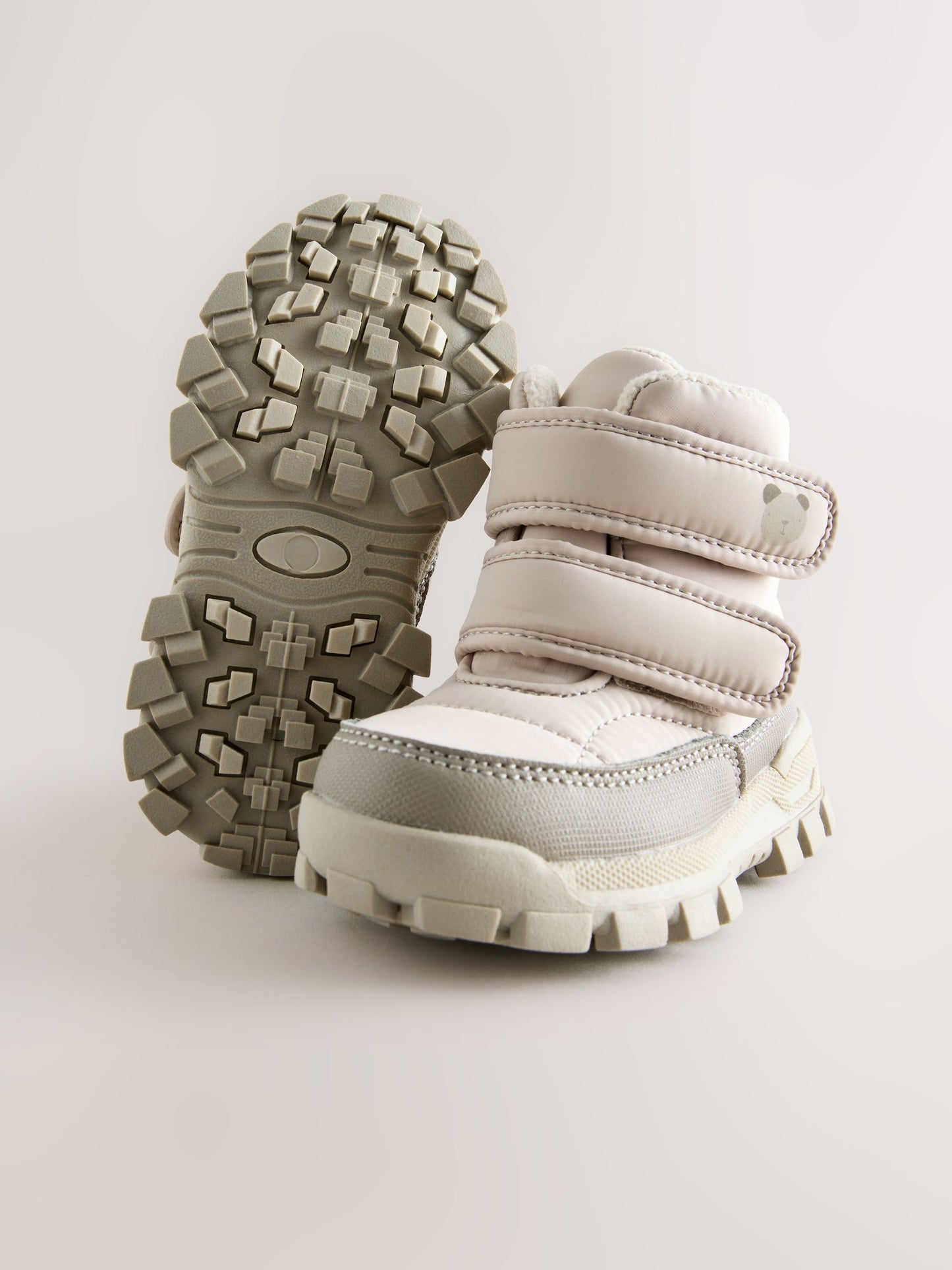 Neutral Waterproof Touch Fastening Quilted Boots image 6