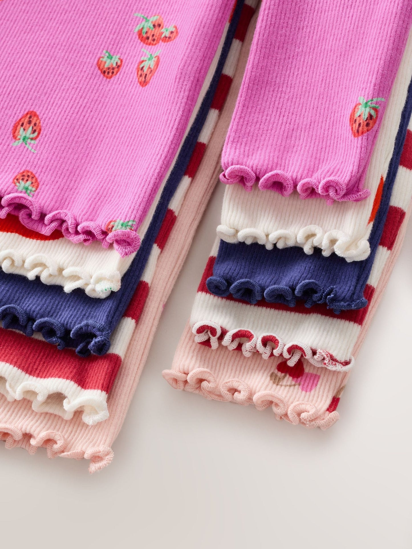 Dsiney Kidz - Fruit Long Sleeve Rib Tops 5 Pack (3mths-7yrs) image 9